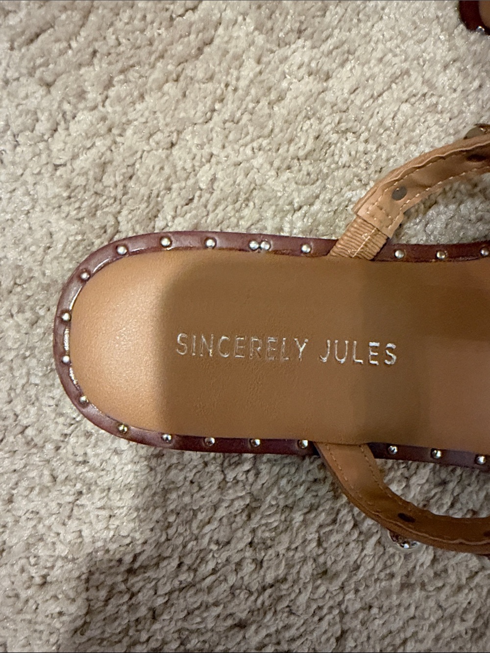 Women's Studded Sandal by Sincerely Jules - Picture 4 of 7